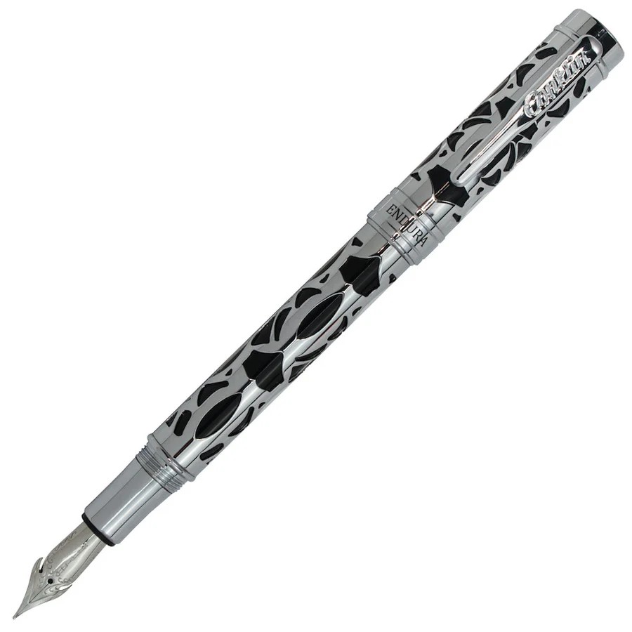 Conklin Endura Deco Crest Fountain Pen Black