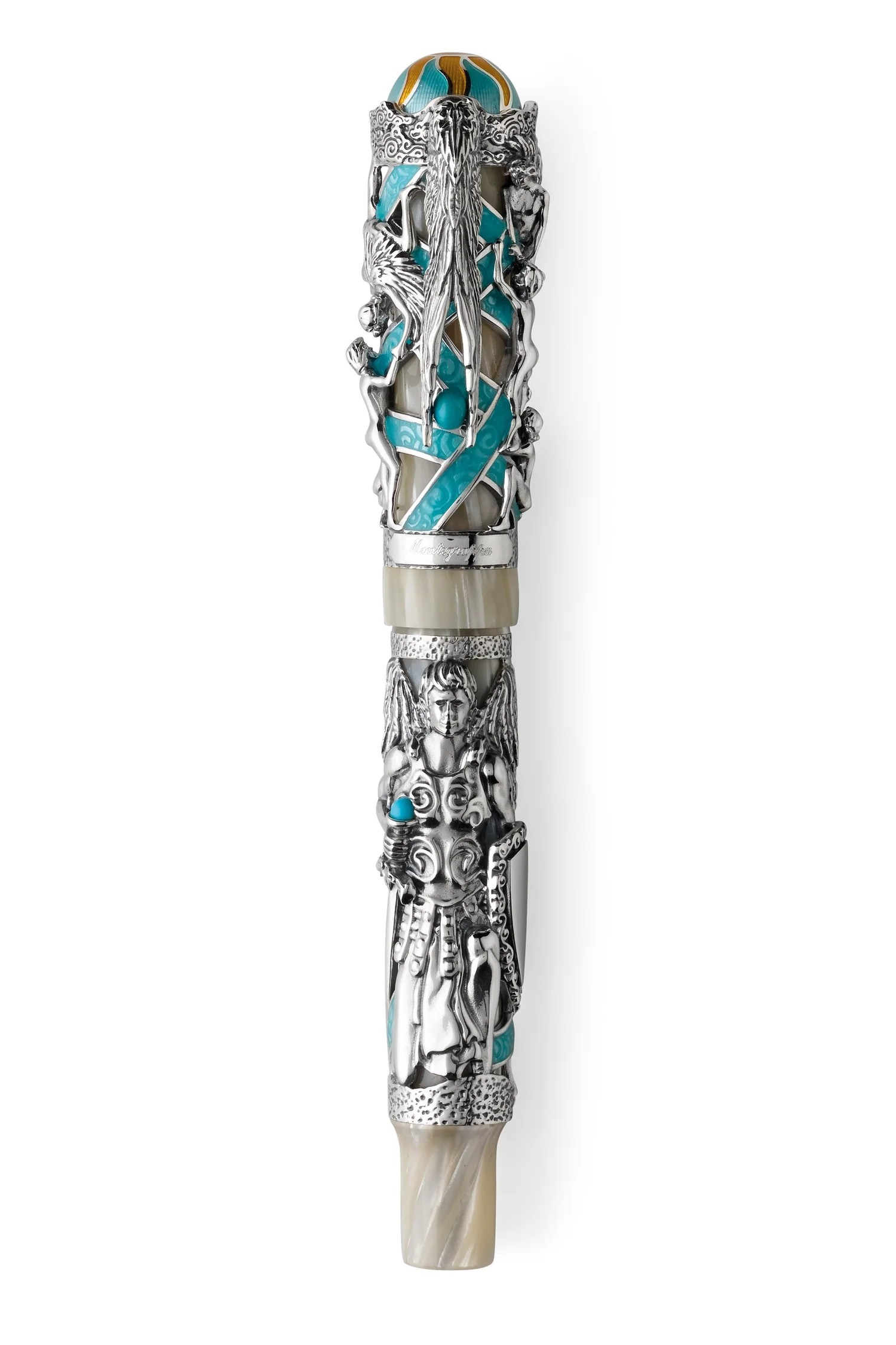 Montegrappa My Guardian Angel Silver Medium Point Fountain Pen